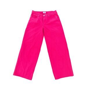 Cali 1850 Bright Red Wide Leg Jeans – Women's Size 11 – 100% cotton